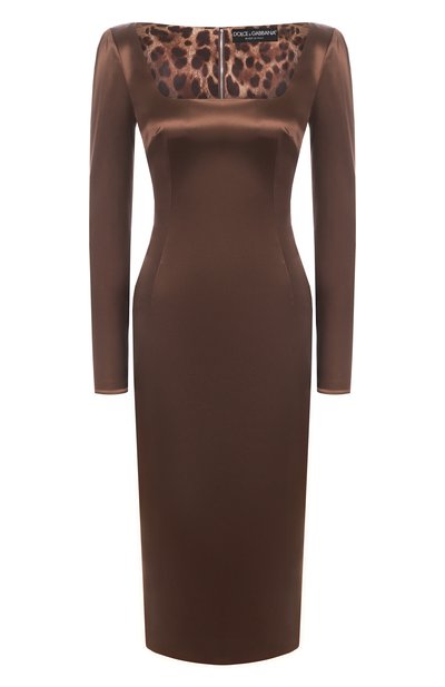 Женское атласное платье DOLCE & GABBANA, арт. F6TYGT/FURAD