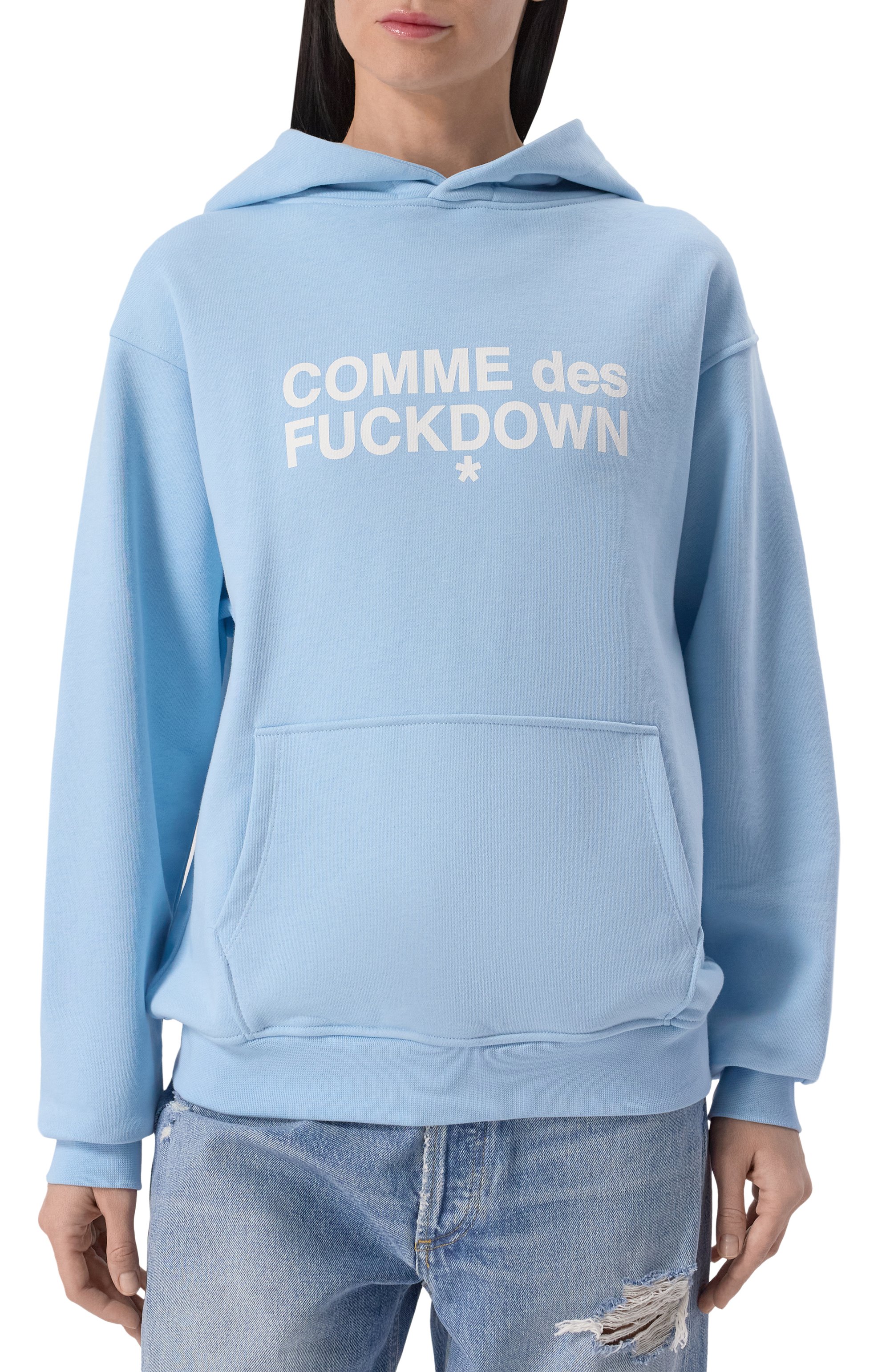 Хлопковое худи COMME DES FUCKDOWN, арт. CFABW01205, фото 3