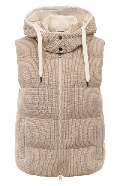 Пуховый жилет BRUNELLO CUCINELLI, арт. M0DVT2142, фото 1