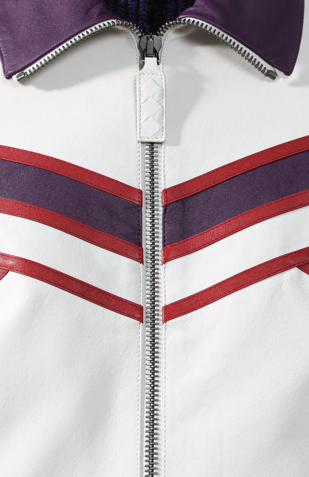 Кожаная куртка с контрастной отделкой и воротником-стойкой BOTTEGA VENETA, арт. 513821/VELY0, фото 5