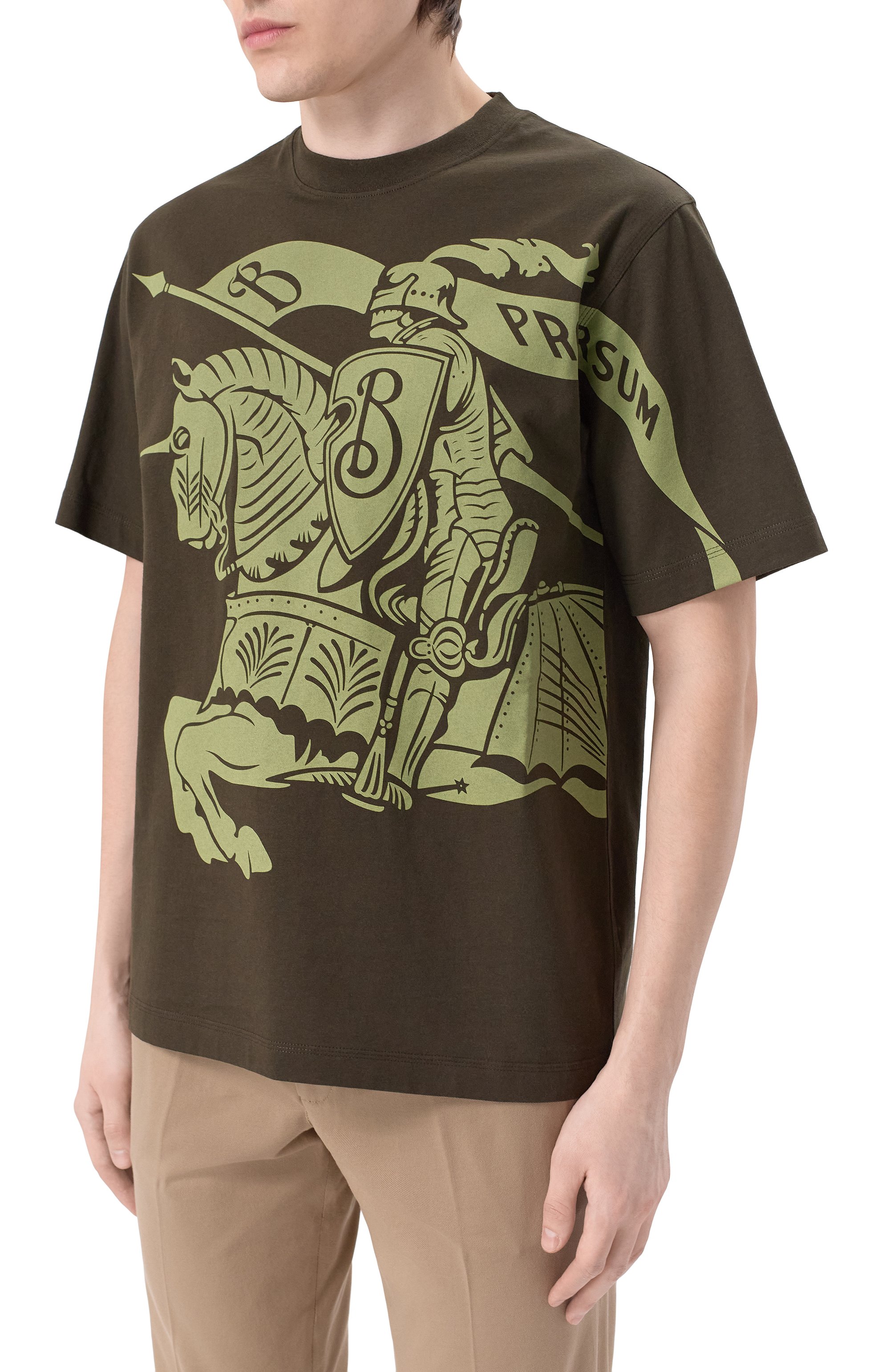 Хлопковая футболка BURBERRY, арт. 8104018, фото 3