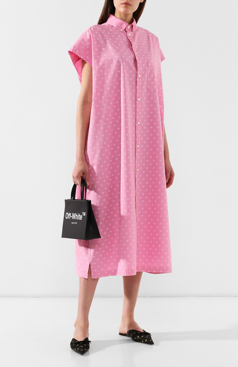 Хлопковое платье BALENCIAGA, арт. 576677/TELE5, фото 2