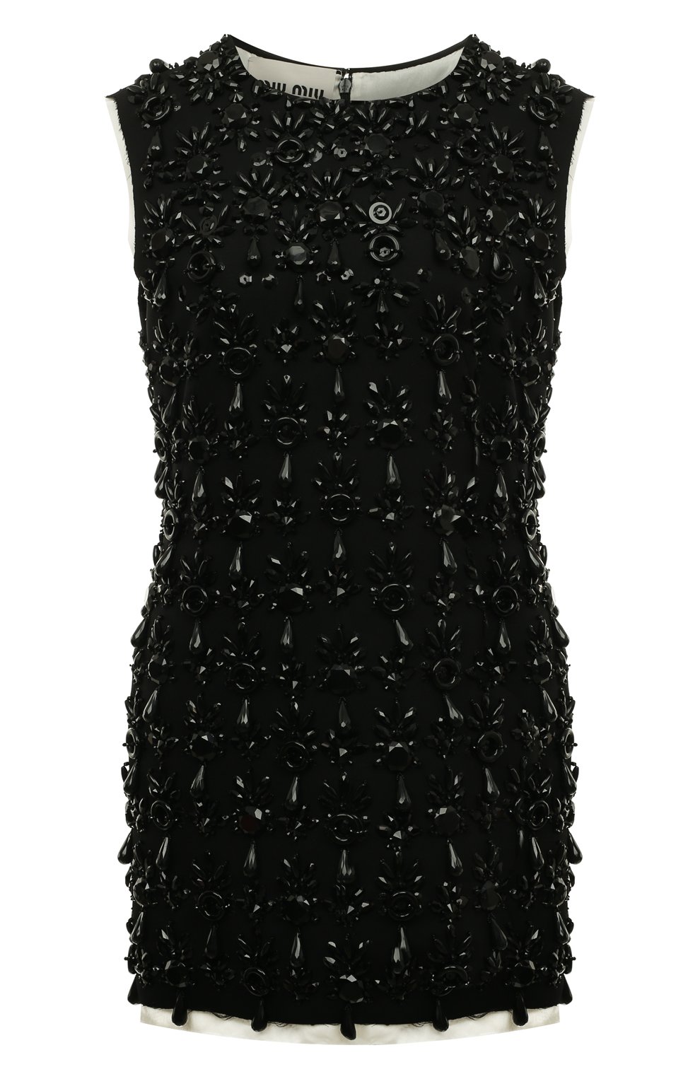 Шерстяное платье MIU MIU черного цвета по цене 900000 руб., арт. MF4580-10A4-F0002, фото 1 Шерстяное платье MIU MIU, арт. MF4580-10A4-F0002, фото 1