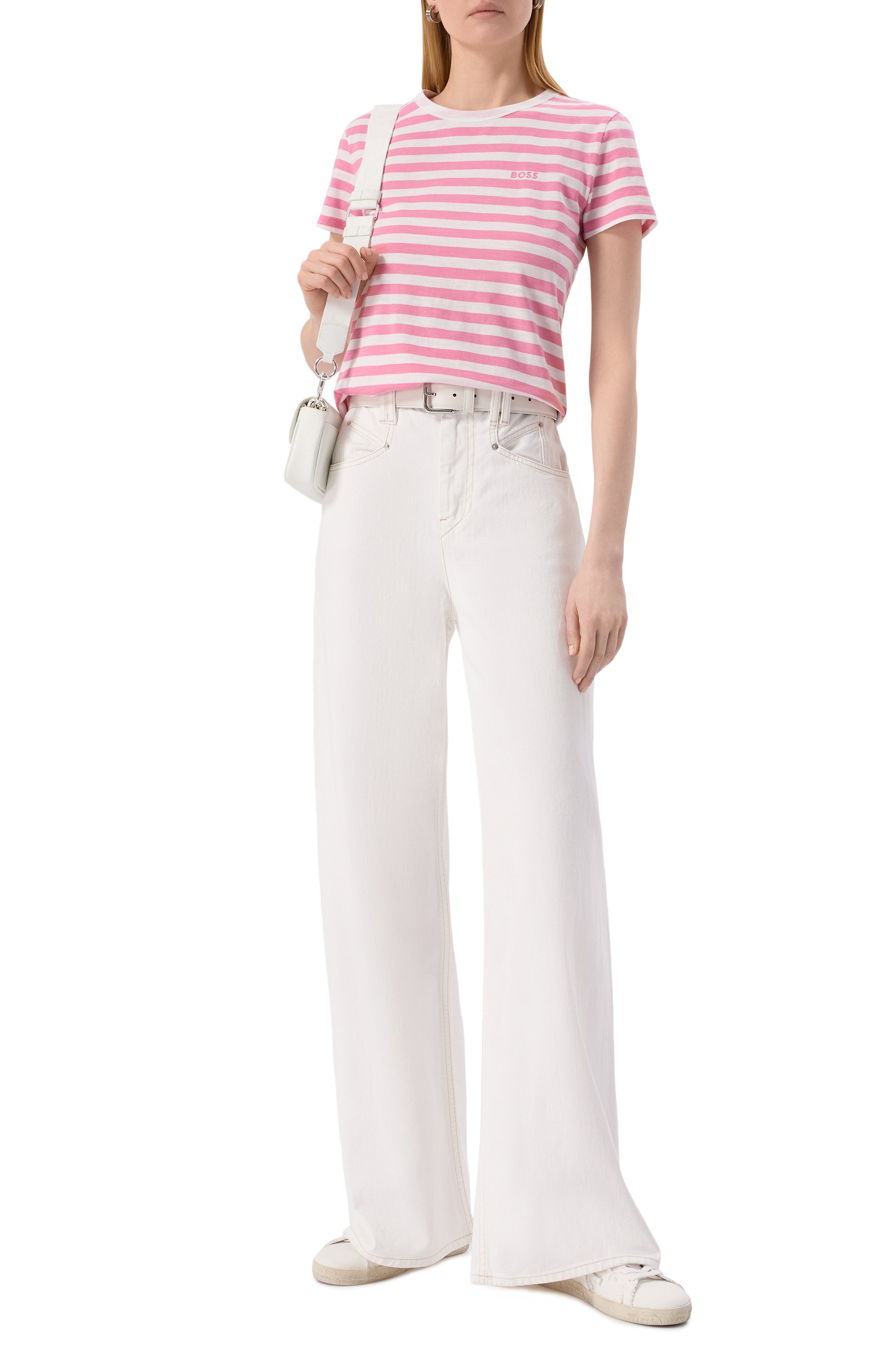 Хлопковая футболка BOSS ORANGE, арт. 50504192, фото 2