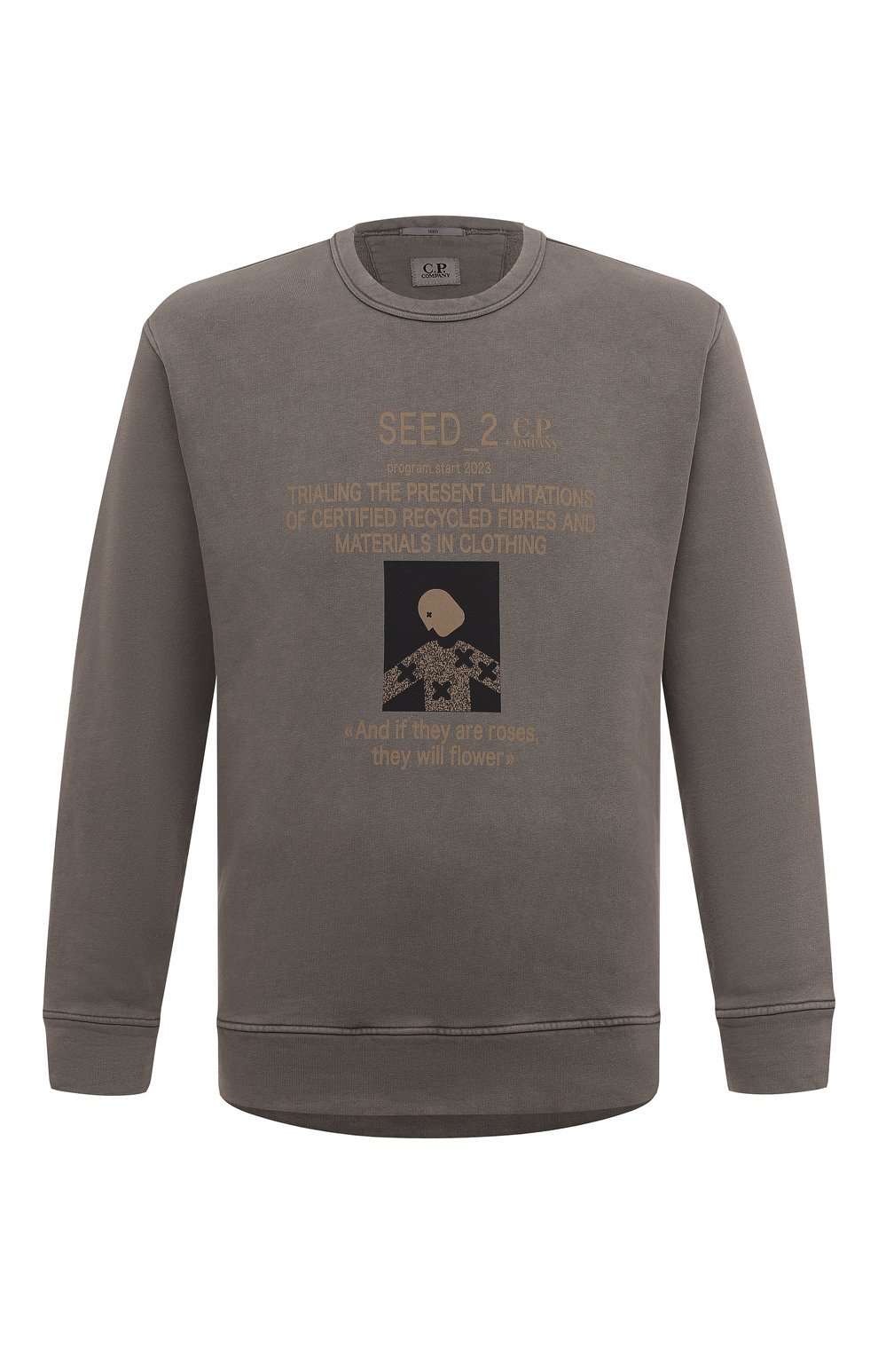 Хлопковый свитшот C.P. COMPANY, арт. 14CMSS341A-006529N, фото 1