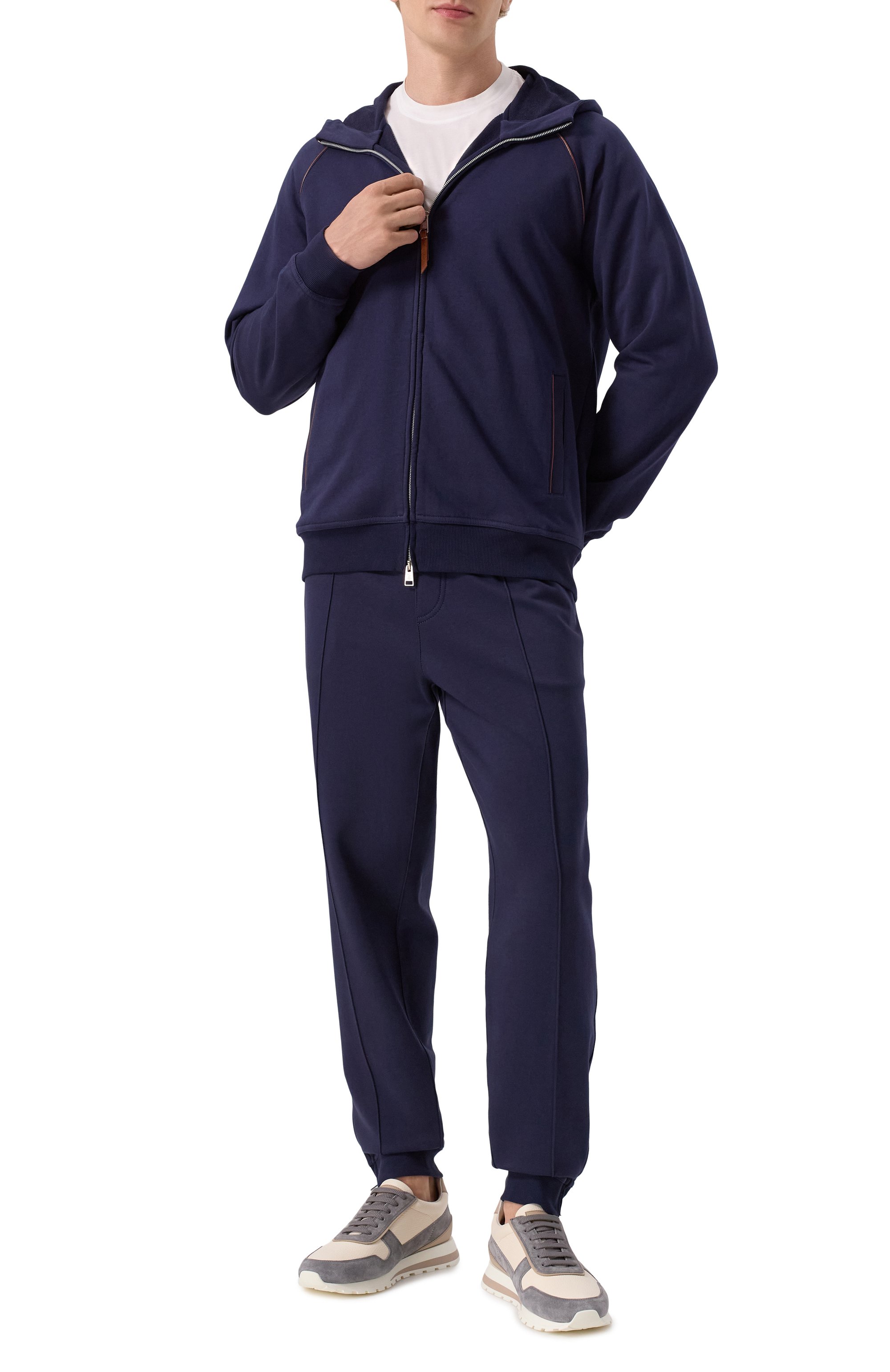 Хлопковая толстовка BRUNELLO CUCINELLI, арт. MW8639085G, фото 2