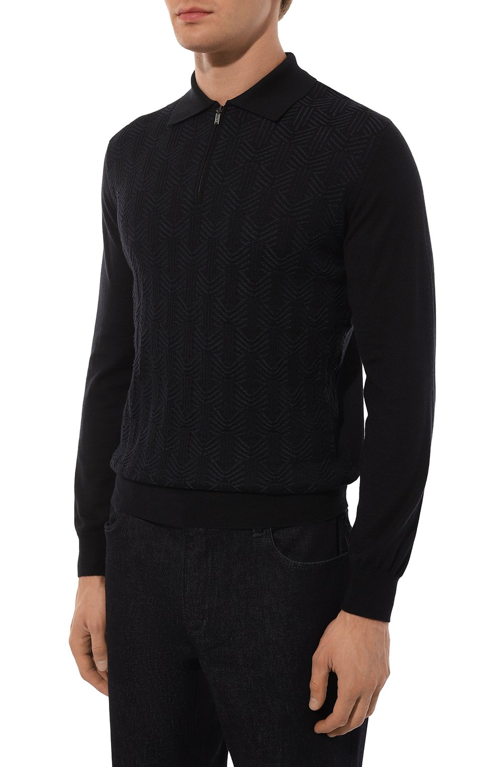 Поло из кашемира и шелка ZILLI, арт. KZP001M0330VSPK00, фото 3