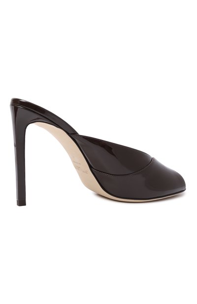 Кожаные мюли brigitte 100 JIMMY CHOO, арт. BRIGITTEMULE100SAT, фото 5