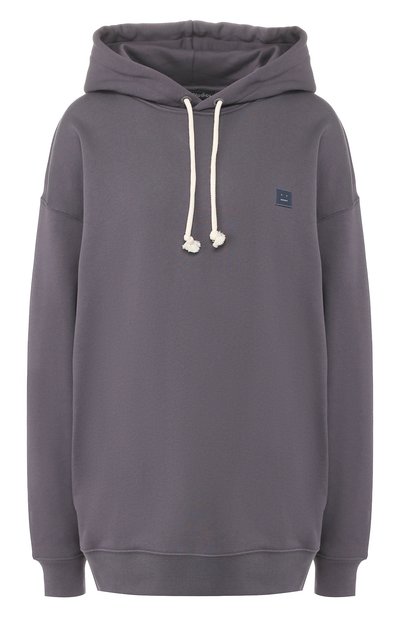 Женский хлопковое худи ACNE STUDIOS, арт. CI0009/W