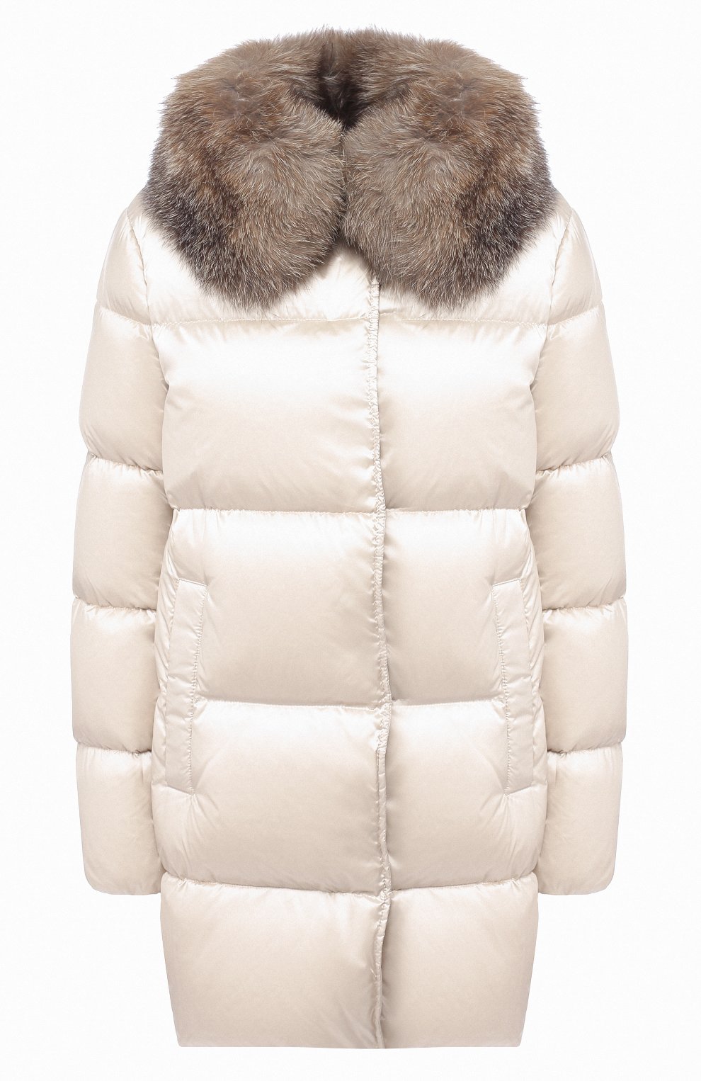 Пуховик с меховым воротником MONCLER, арт. D2-093-46903-20-57869, фото 1