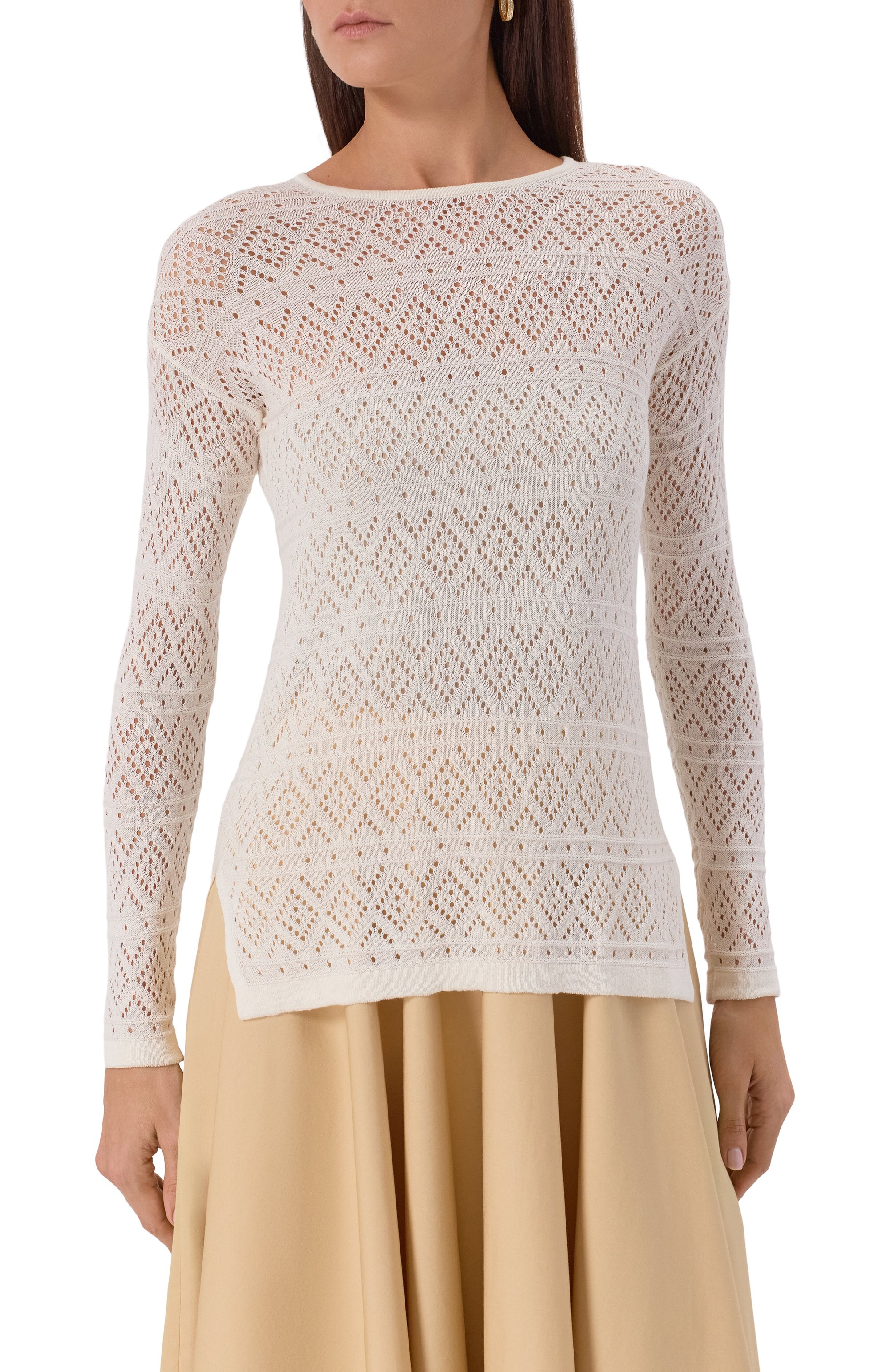 Пуловер из шелка и хлопка MVST, арт. WS59-1540MU, фото 3