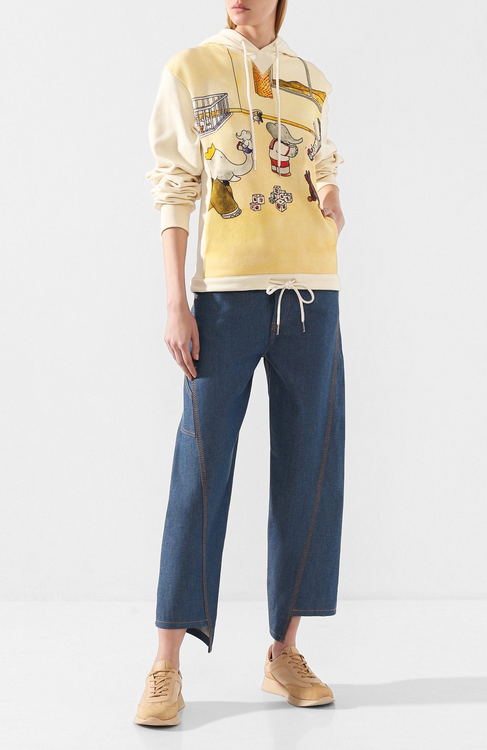 Хлопковое худи LANVIN, арт. RW-T0632I-TJ03-H19, фото 2