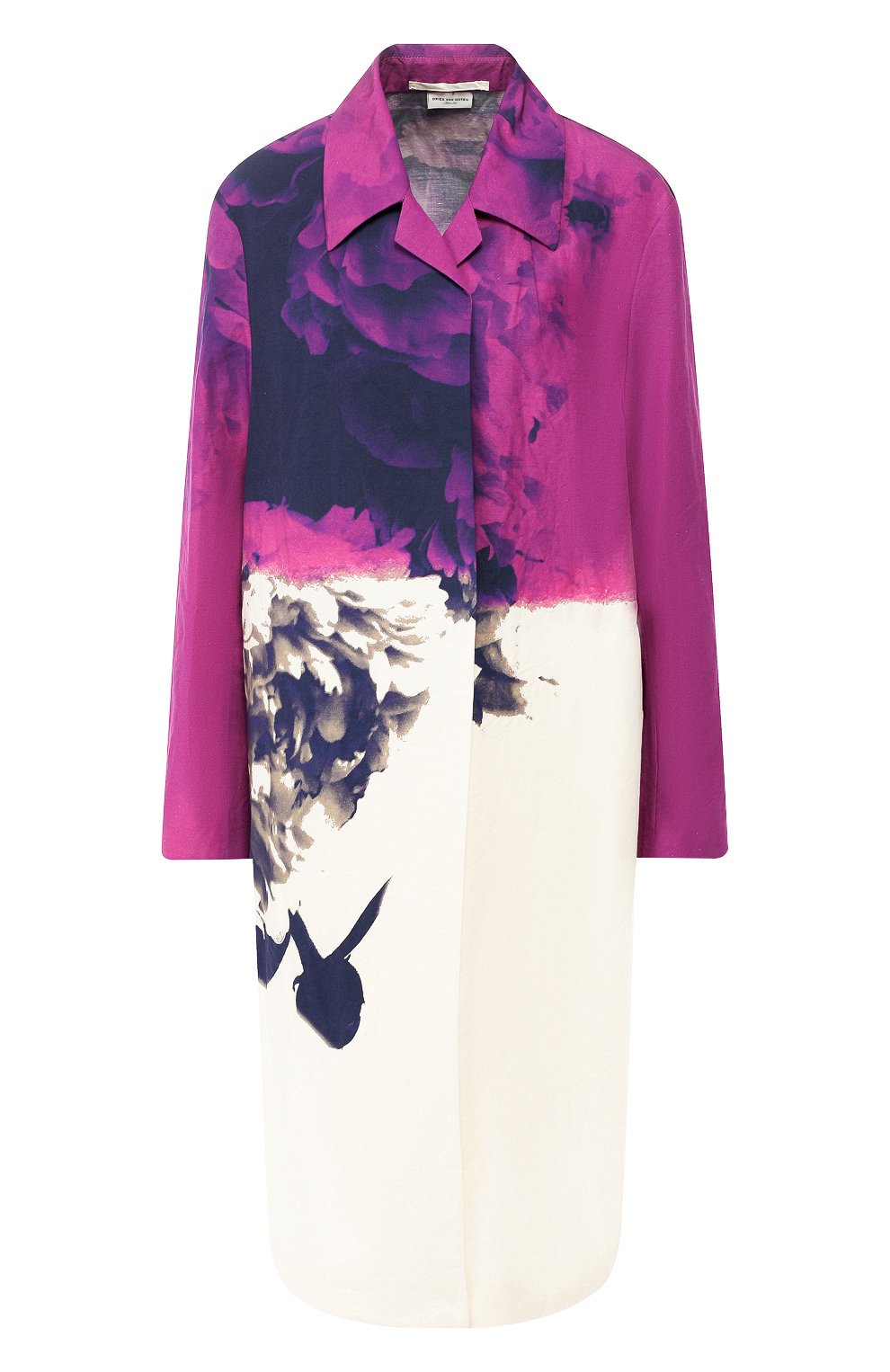 Пальто из смеси хлопка и льна DRIES VAN NOTEN, арт. 191-10204-7359, фото 1