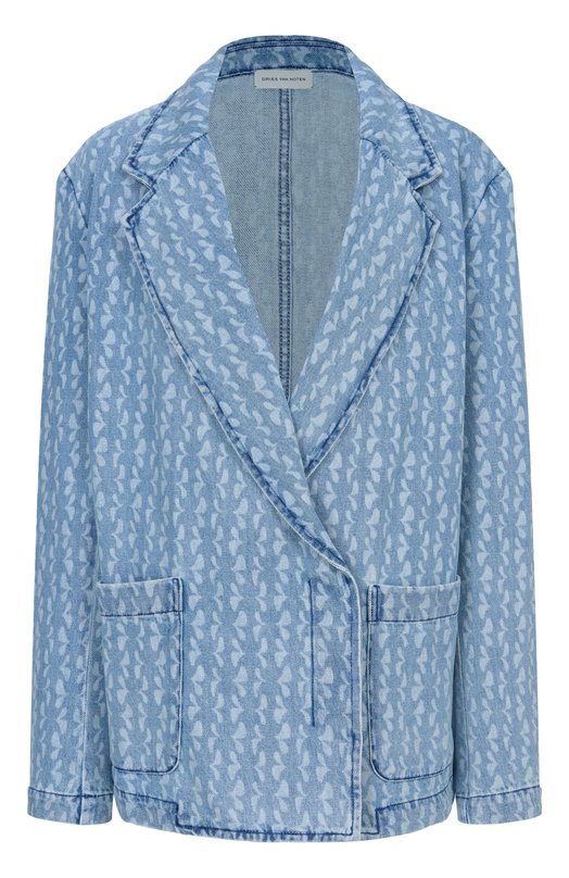 Джинсовый жакет Dries Van Noten 130516/3387 Голубой 130516/3387