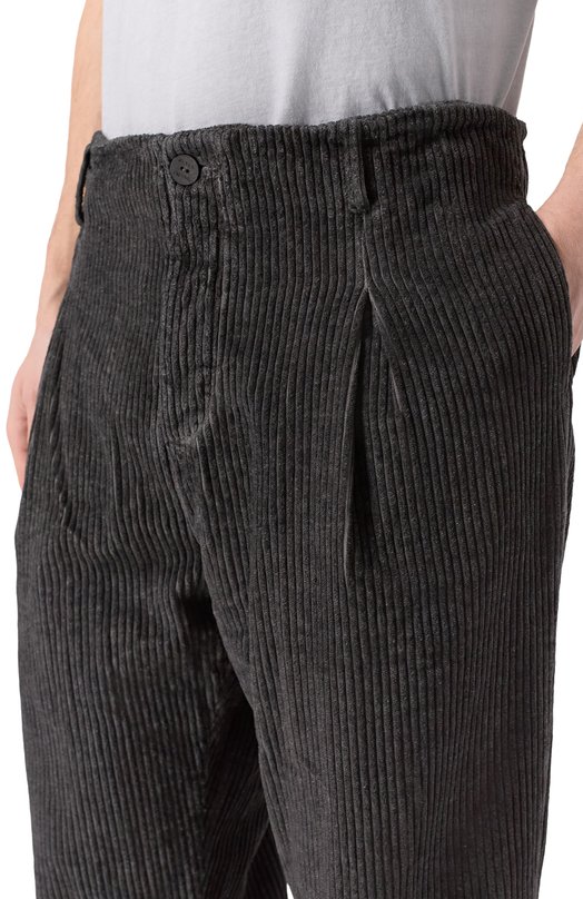 Вельветовые брюки Never Enough MPA037 Серый  MPA037 Фото 5