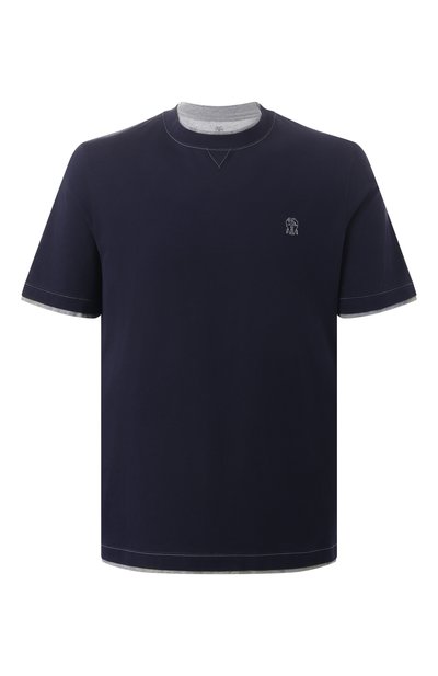 Мужская хлопковая футболка BRUNELLO CUCINELLI, арт. M0B137451G