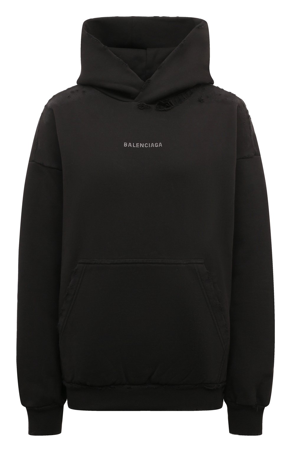 Хлопковое худи BALENCIAGA, арт. 767877/TQVY1, фото 1