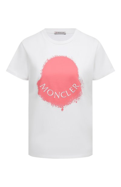 Женская хлопковая футболка MONCLER, арт. H1-093-8C000-14-829HP
