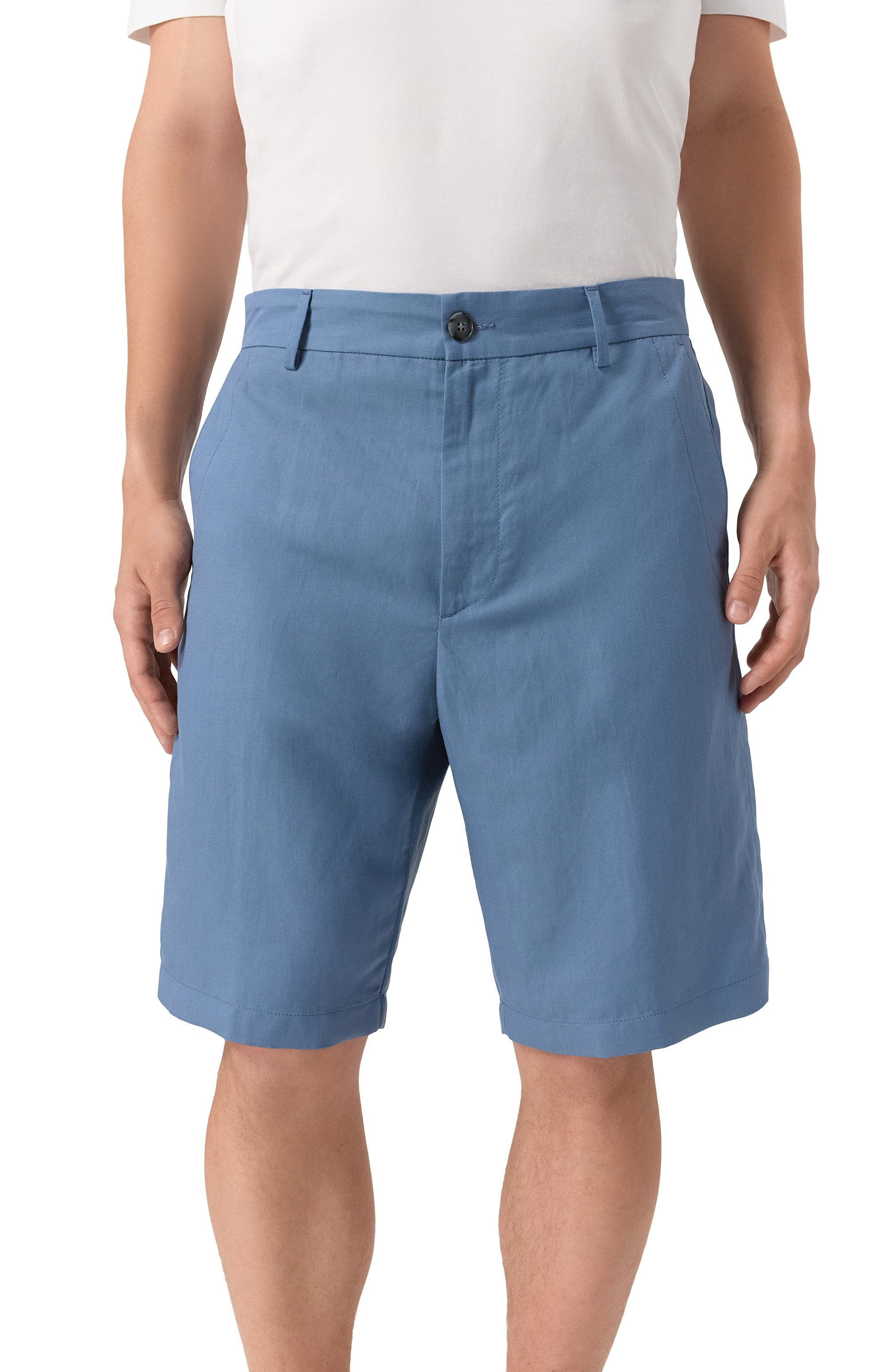 Шорты изо льна и шелка CANALI, арт. 95609/AX03156, фото 3