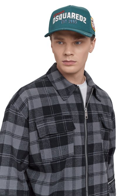 Мужская хлопковая бейсболка DSQUARED2, арт. BCM0933 05C00001