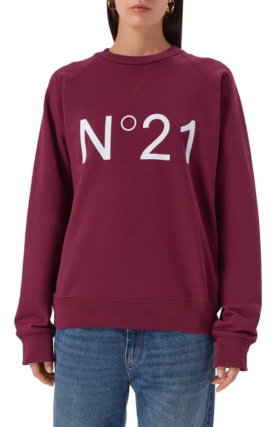 Хлопковый свитшот N21, арт. E041/6329, фото 3