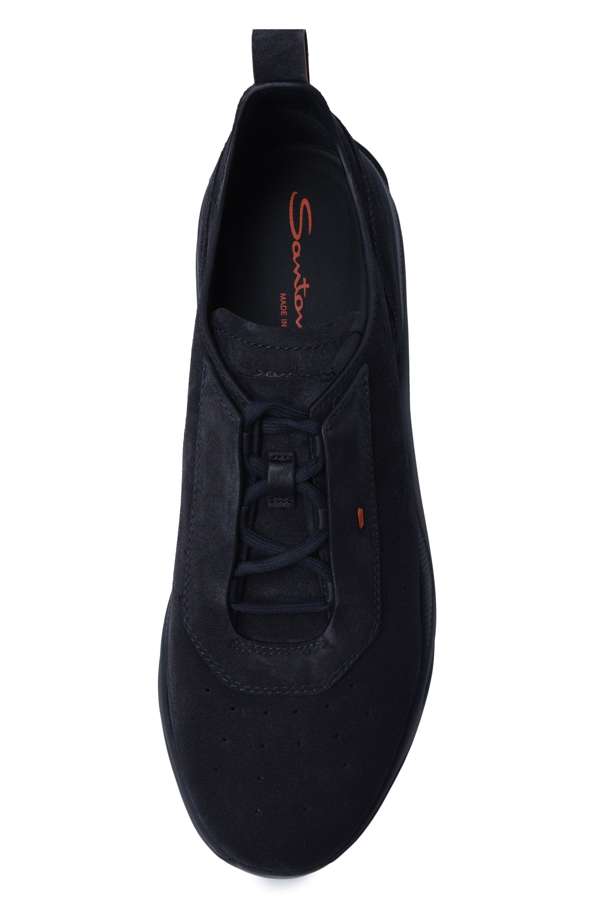 Замшевые кроссовки innova SANTONI темно-синего цвета по цене 87600 руб., арт. MBIG22032N0TTEAT, фото 6 Замшевые кроссовки innova SANTONI, арт. MBIG22032N0TTEAT, фото 6