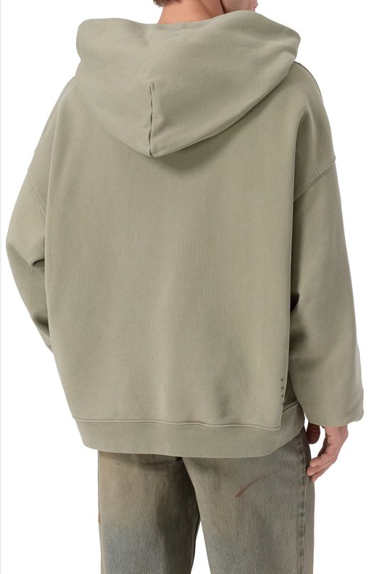 Хлопковое худи Ksubi MPF25FL007 Зелёный  MPF25FL007 Фото 4