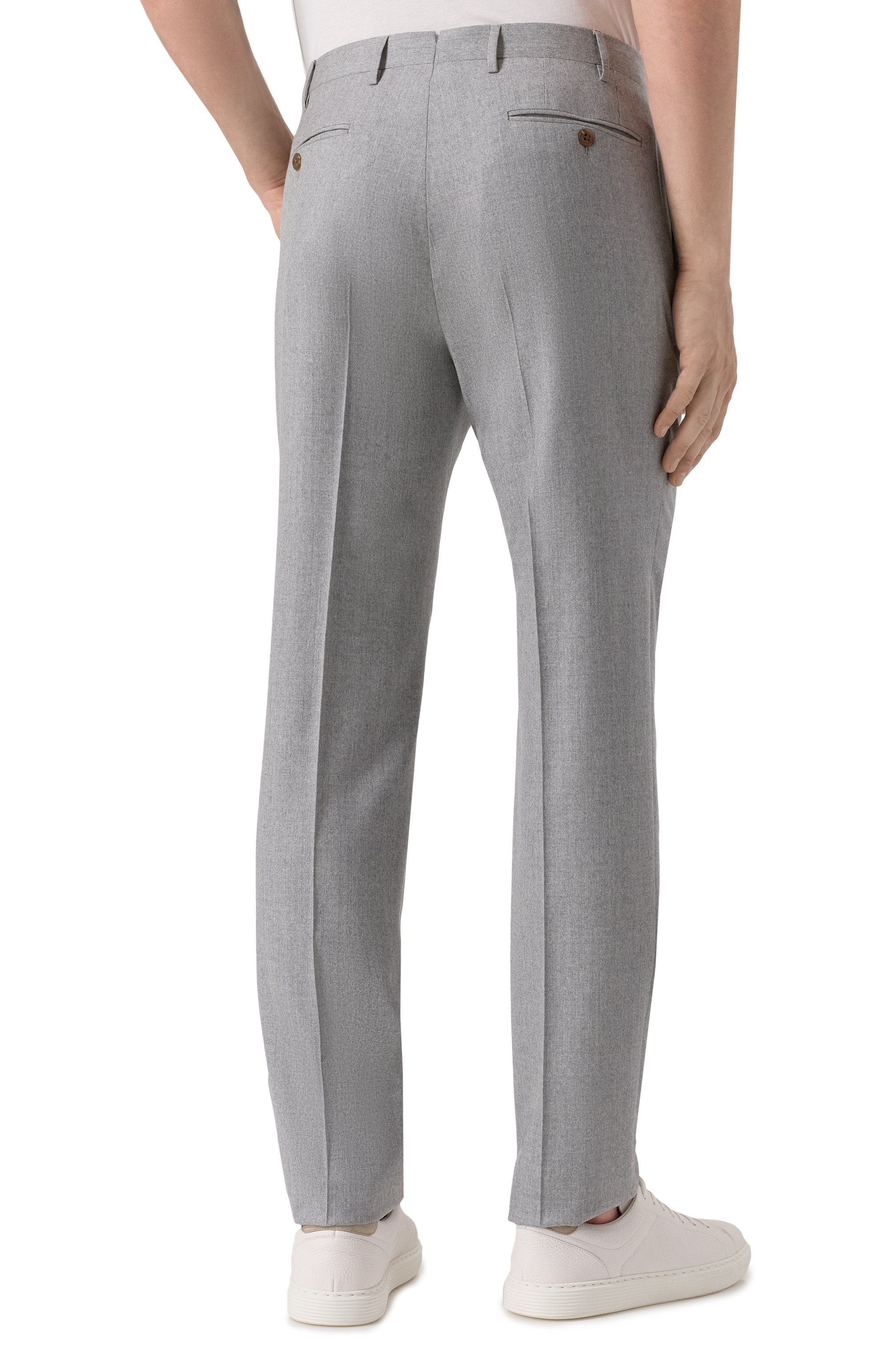 Шерстяные брюки CORNELIANI, арт. 265B01-2618111, фото 4