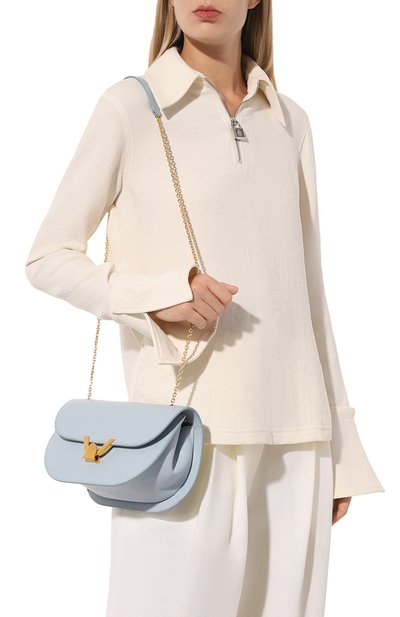 Сумка dew COCCINELLE голубого цвета по цене 34200 руб., арт. E1 QTF 15 02 01, фото 2 Сумка dew COCCINELLE, арт. E1 QTF 15 02 01, фото 2