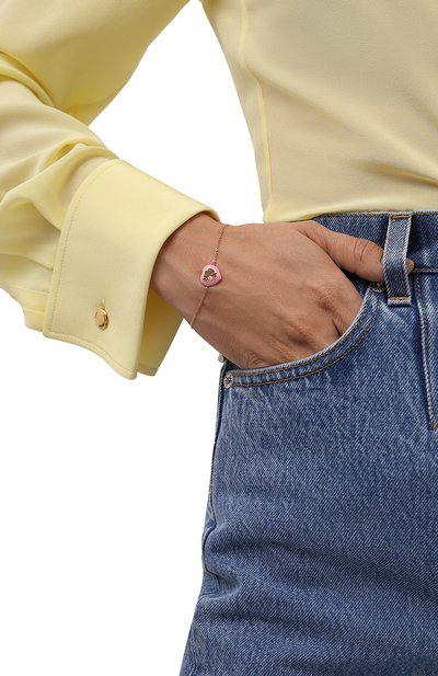 Браслет с цитрином и розовой эмалью courage MOONKA, арт. crg-br-ctr, фото 2