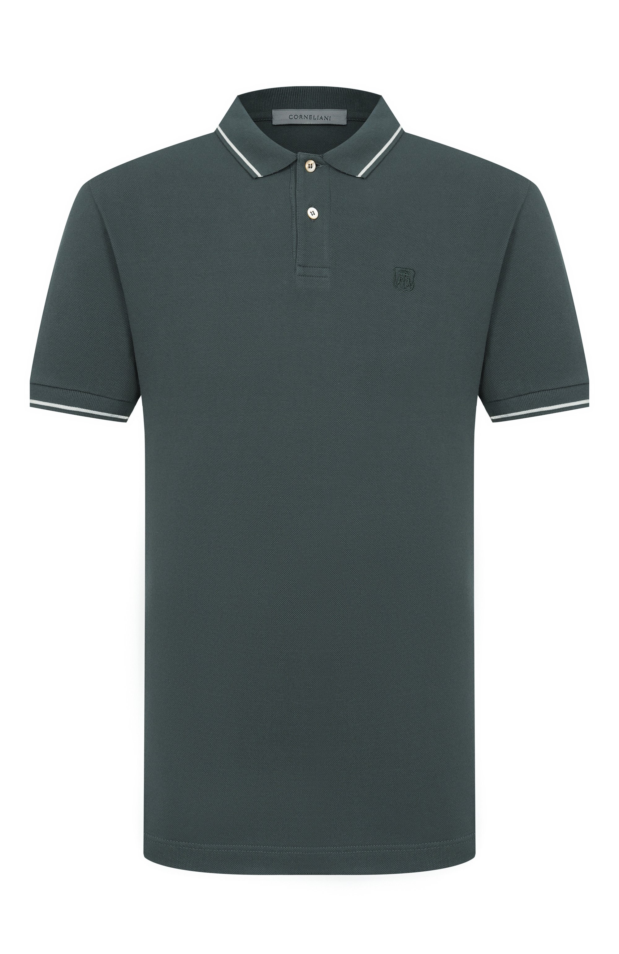 Хлопковое поло CORNELIANI, арт. 27G573/2725043, фото 1
