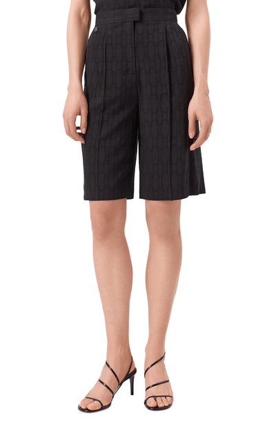 Шорты из вискозы и шелка AGNONA, арт. T80702/J5008, фото 4