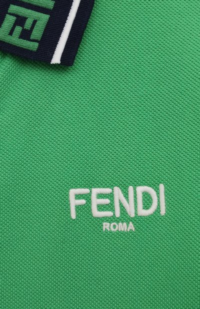 Хлопковое поло FENDI, арт. JMI432/AVP/4-6, фото 3