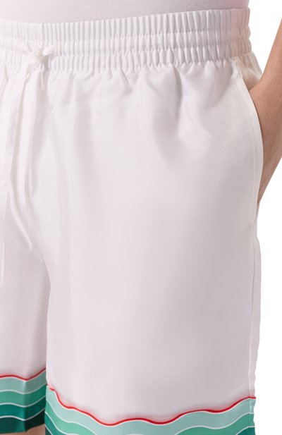 Шелковые шорты CASABLANCA, арт. MPF25-TR-012-03, фото 5