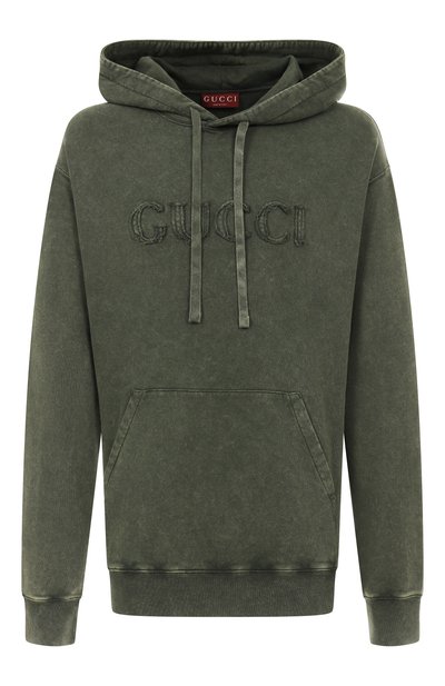 Мужской хлопковое худи GUCCI, арт. 788771/XJG6A