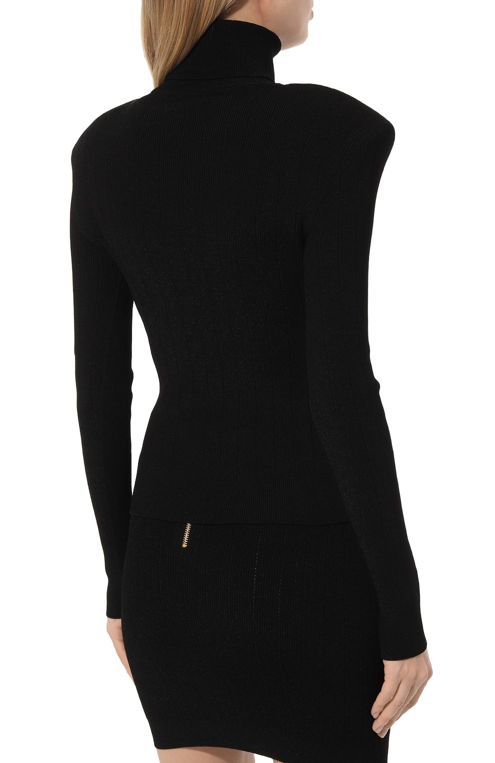 Водолазка из вискозы BALMAIN, арт. AF0KH000KB07, фото 4