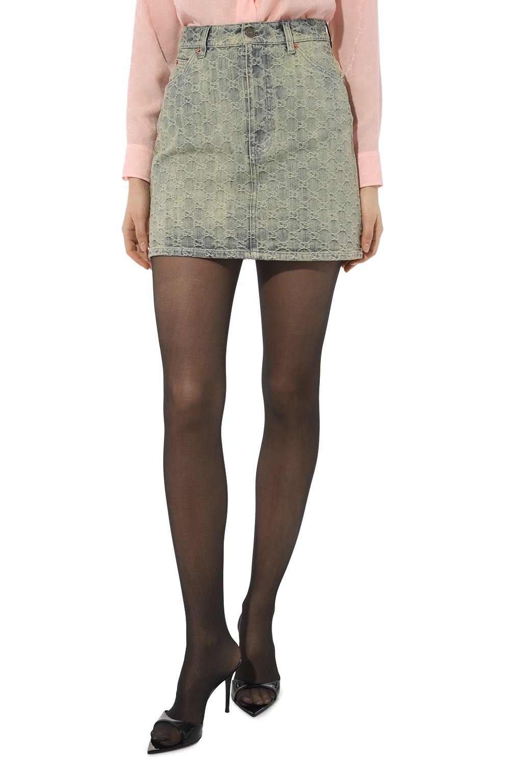 Джинсовая юбка GUCCI, арт. 678789 XDBOK, фото 3