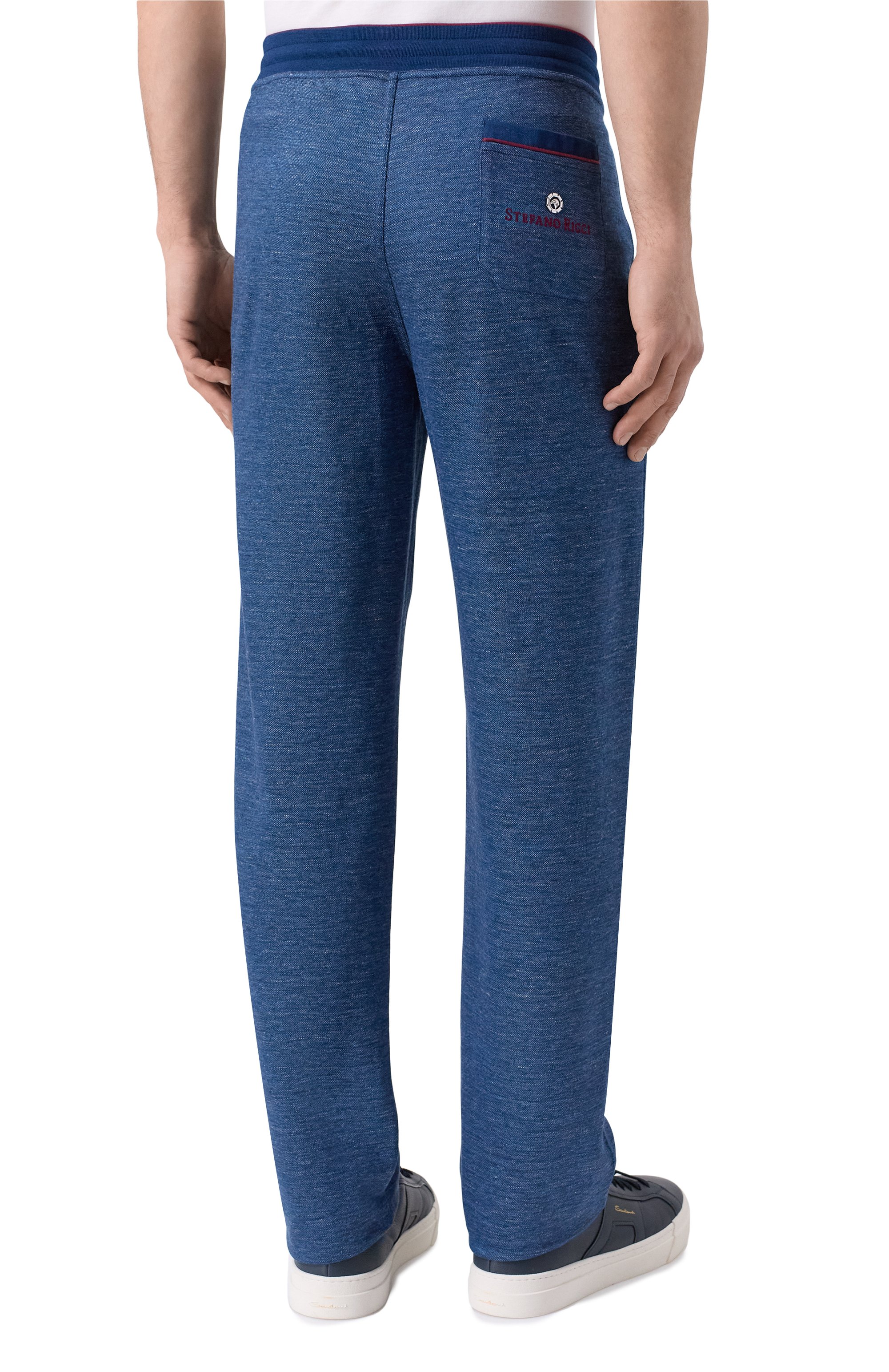 Брюки из шелка и льна STEFANO RICCI, арт. K919052P3D/T26103, фото 4