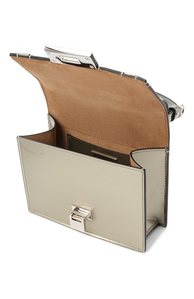 Сумка hinge RALPH LAUREN серебряного цвета по цене 173500 руб., арт. 435818327, фото 4 Сумка hinge RALPH LAUREN, арт. 435818327, фото 4