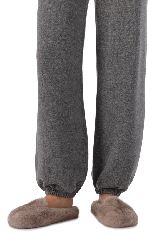 Меховые сабо из норки Santoni WUNG71882G0MT0NE Бежевый  WUNG71882G0MT0NE Фото 2