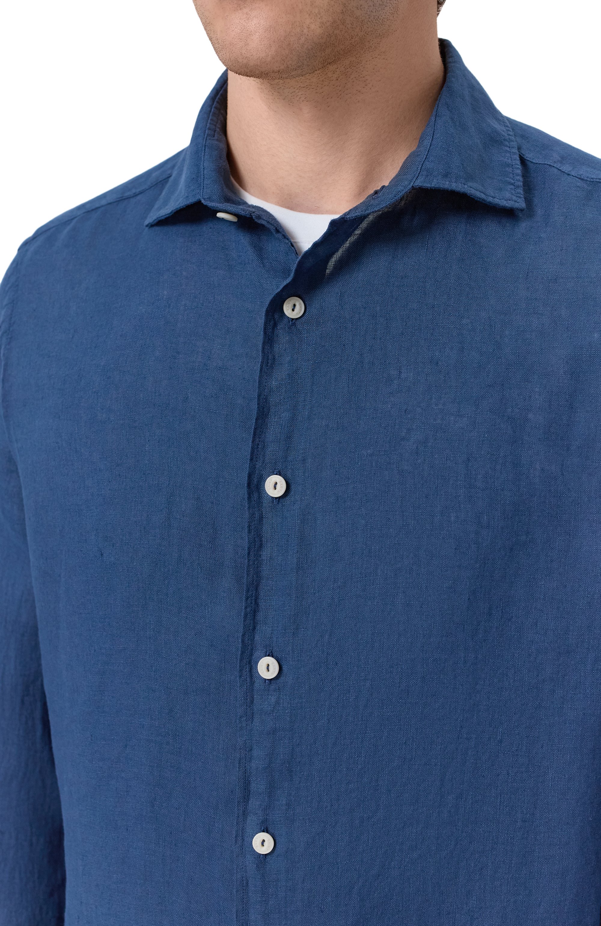 Льняная рубашка MC2 SAINT BARTH, арт. PAMP001-00119L/PAMPL0NA, фото 5