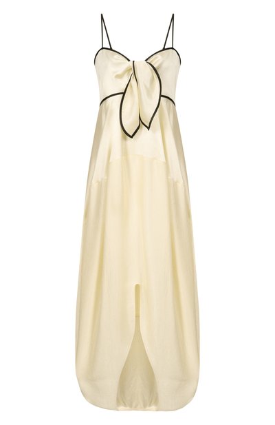 Женское атласное платье YUZEFI, арт. EVA-ACETATE BUBBLE DRESS/SATEEN