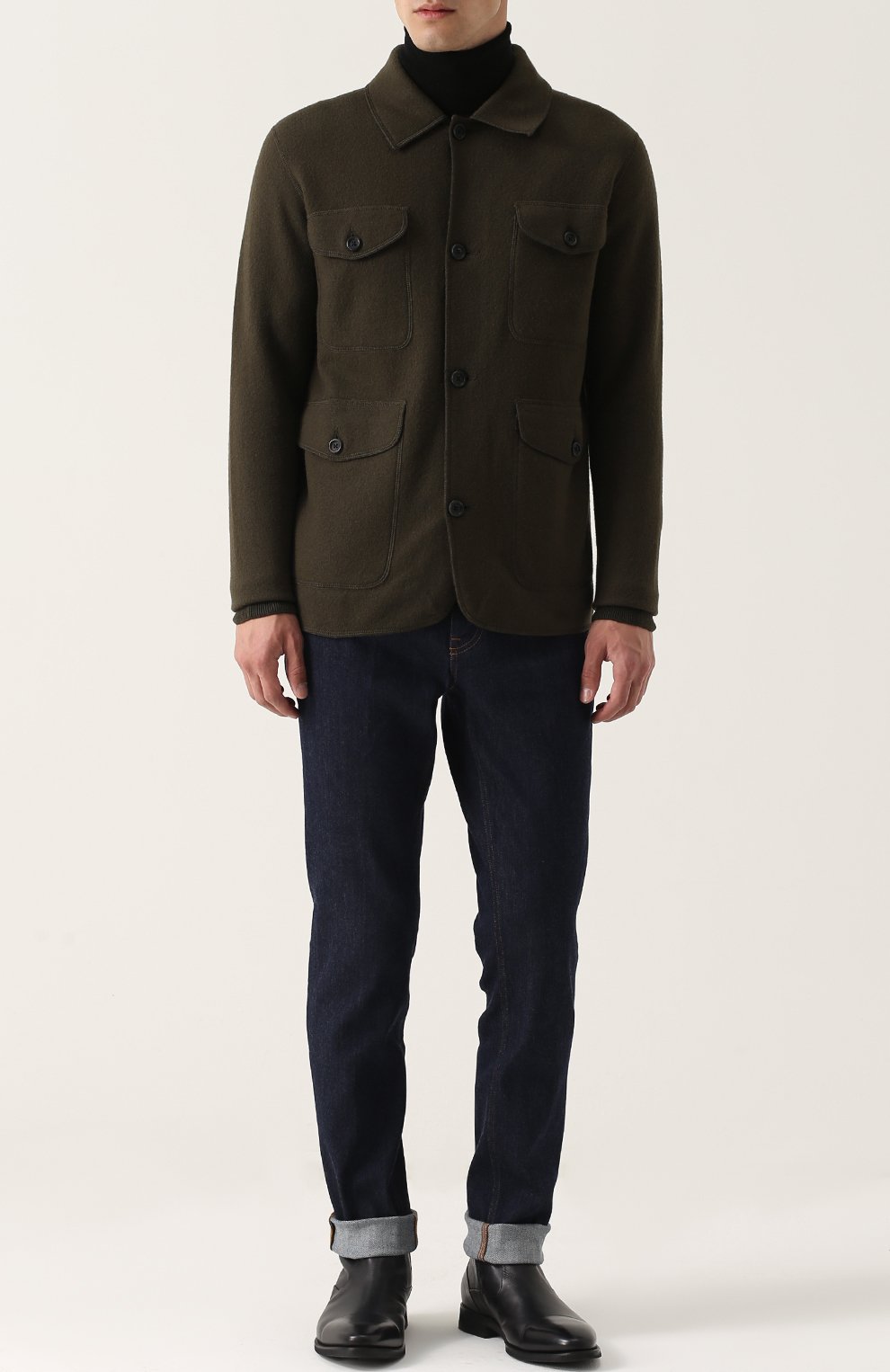 Кожаные полусапоги на молнии с внутренней меховой отделкой BARRETT, арт. 152U022/C0RSAR0, фото 2