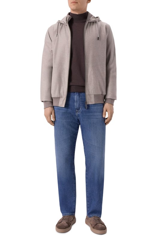 Шерстяная толстовка Capobianco 19M403.FA00. Бежевый  19M403.FA00. Фото 2