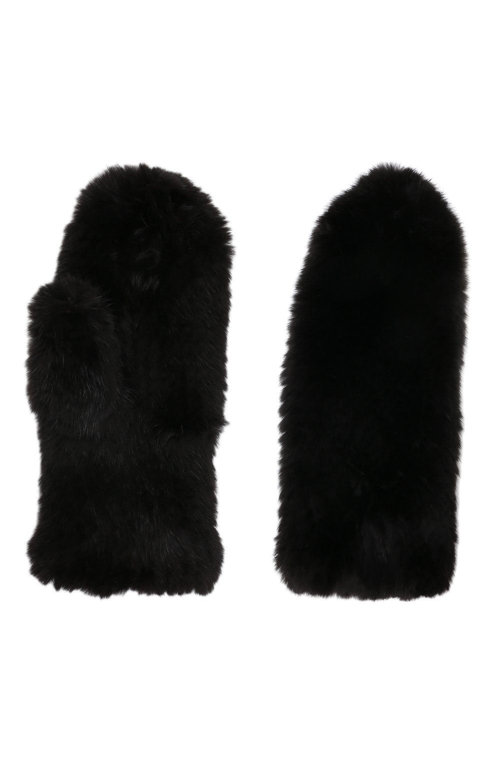 Меховые варежки из норки VICTORIA KUSENKOVA черного цвета по цене 75900 руб., арт. 602830002105, фото 2 Меховые варежки из норки VICTORIA KUSENKOVA, арт. 602830002105, фото 2