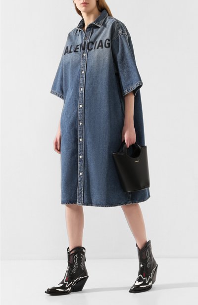 Джинсовое платье BALENCIAGA, арт. 600150/THW25, фото 2