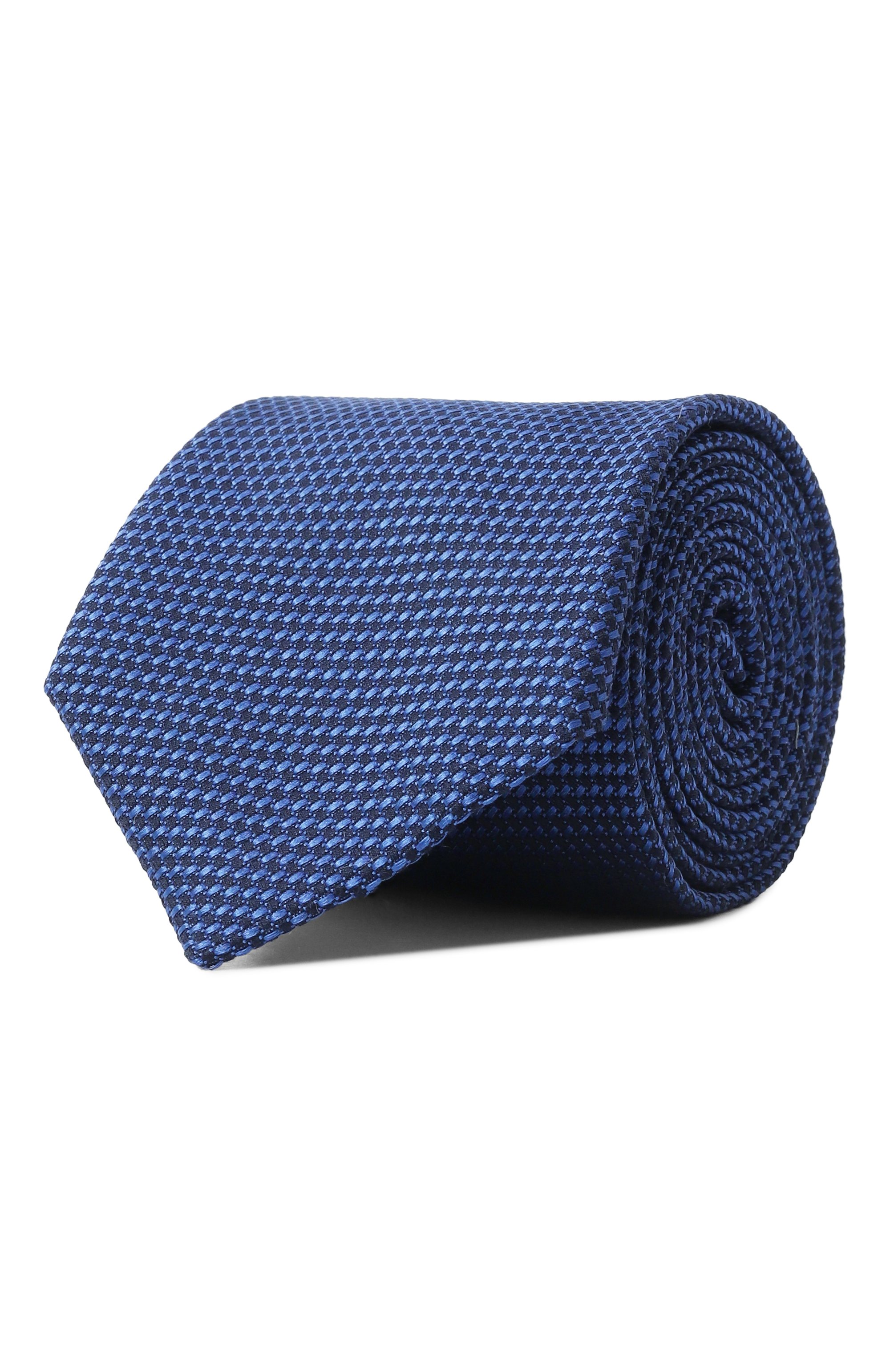 Галстук из шелка и хлопка CANALI, арт. 18/HJ04180, фото 1