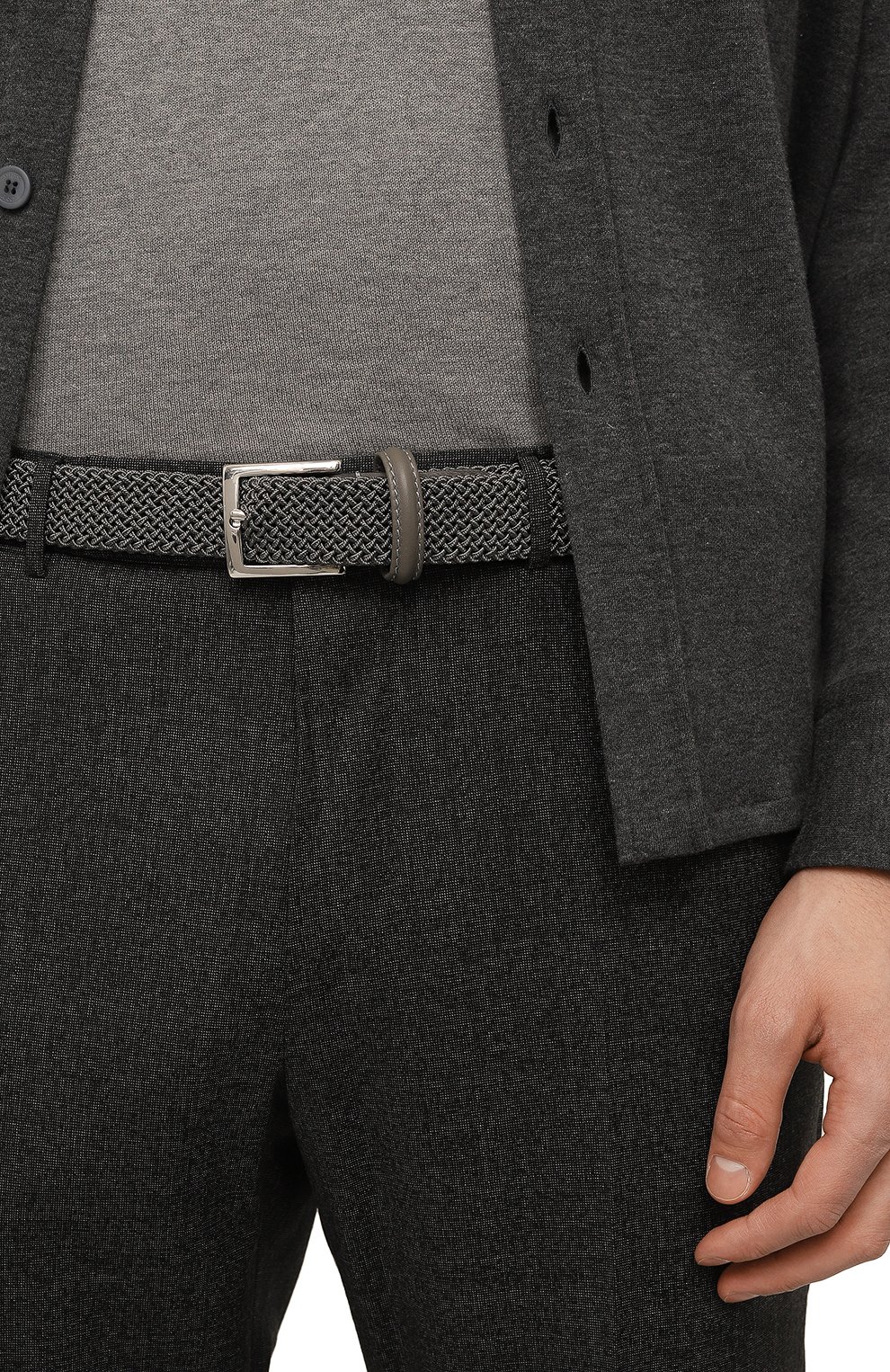 Текстильный ремень KITON, арт. USC3688N01040, фото 2