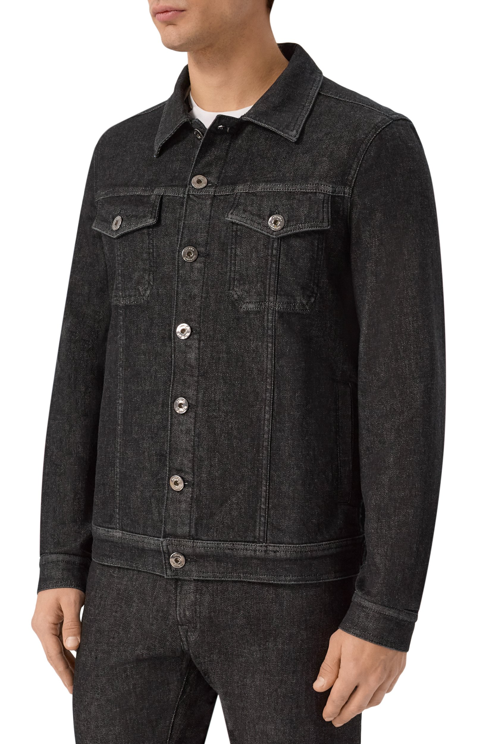 Джинсовая куртка ANDREA CAMPAGNA, арт. J-SR BLACK CASHMERE/GENTLE WS BLACK C0M, фото 3