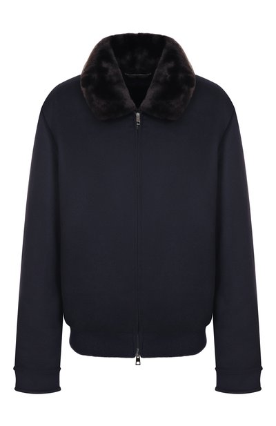 Мужской бомбер с меховой подкладкой ANDREA CAMPAGNA, арт. 25U029-CUNWSCNX/58-60